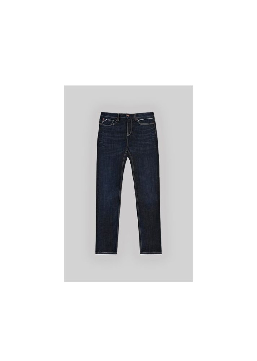 Homme Redskins Jeans & Pantalons | Jeans Redline Raw Blue Paint Destroy