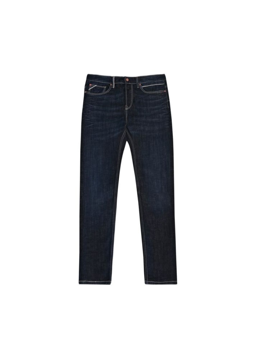 Homme Redskins Jeans & Pantalons | Jeans Redline Raw Blue Paint Destroy