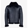 Homme Redskins Blousons & Vestes | Blouson En Cuir Mistral Queenstown Black/Black