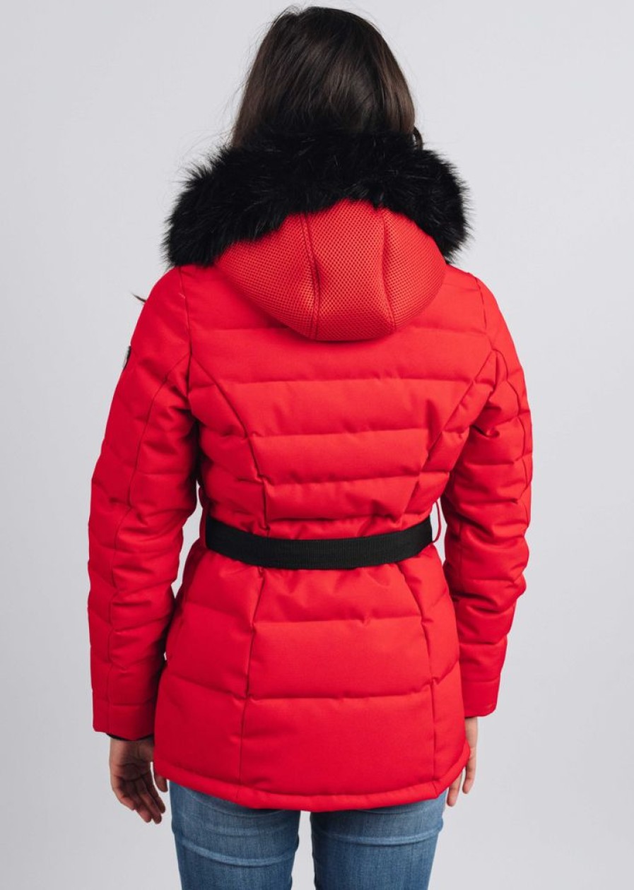 Femme Redskins Doudounes & Parkas Femme | Doudoune Minaj Future Red