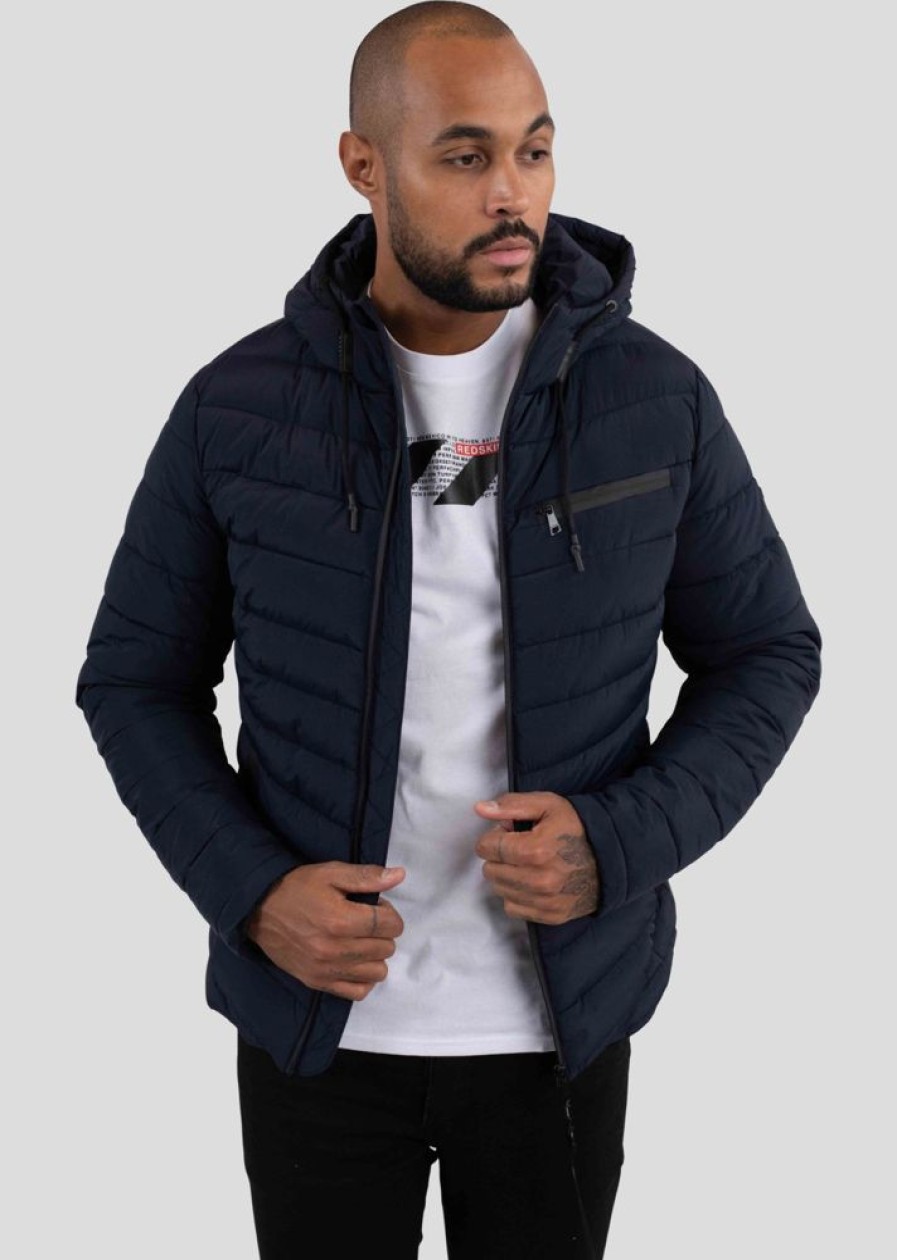 Homme Redskins Doudounes | Doudoune Harper Lutetia Navy Blue