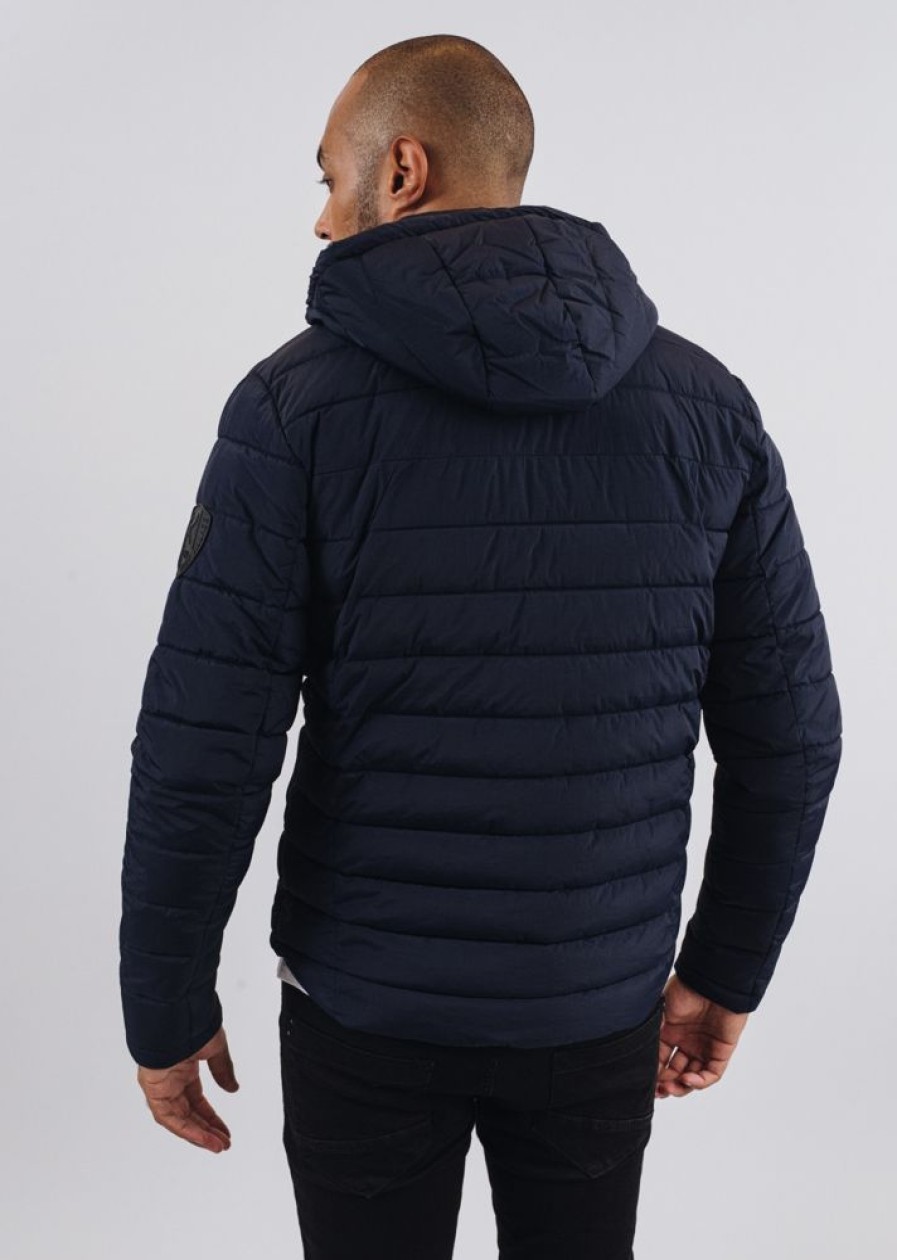 Homme Redskins Doudounes | Doudoune Harper Lutetia Navy Blue