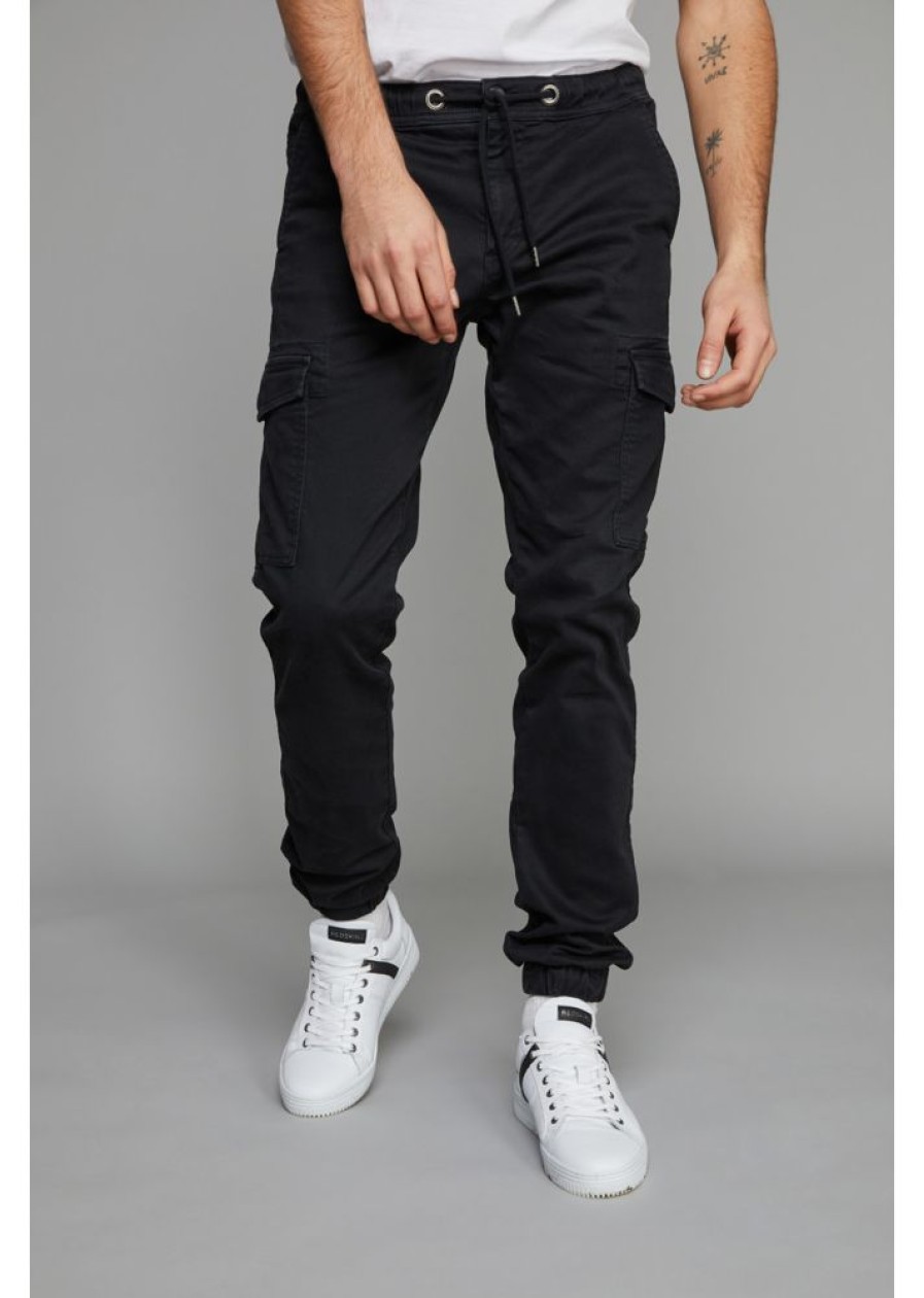 Homme Redskins Jeans & Pantalons | Pantalon Dow Pulp Black / Vernis Black