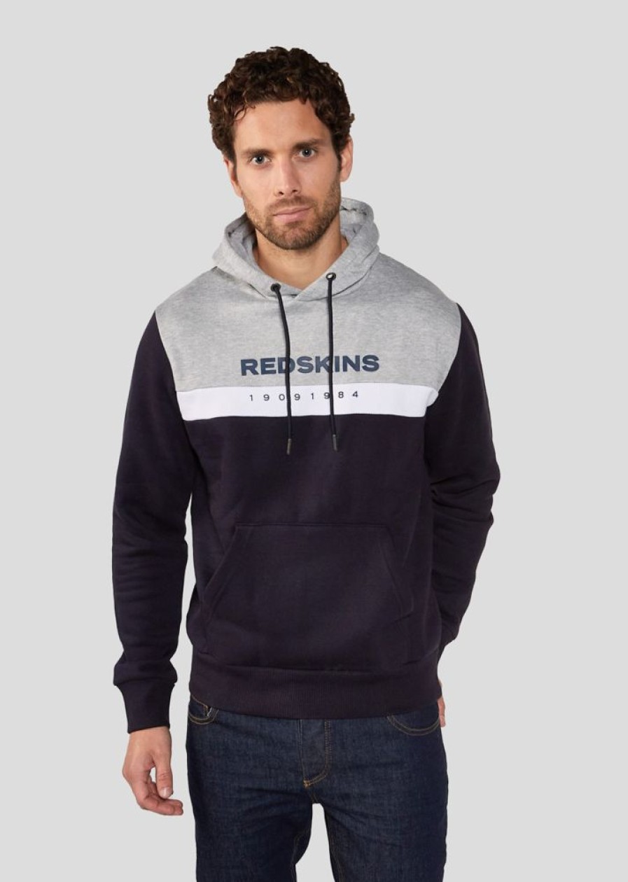 Homme Redskins Sweatshirts | Sweatshirts Berguson Poster Navy / Grey