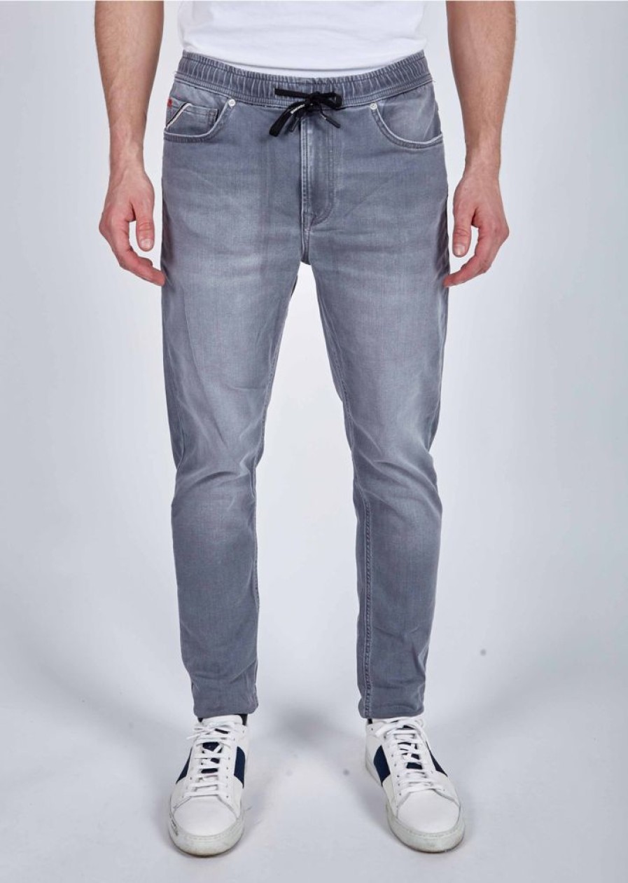 Homme Redskins Jeans & Pantalons | Jean Relax Jogger Grey