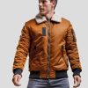 Homme Redskins Blousons & Vestes | Bombers Hermitage Allport Brown