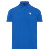 Homme Redskins T-Shirts & Polos | Polo Manches Courtes Cach Calder Light Blue