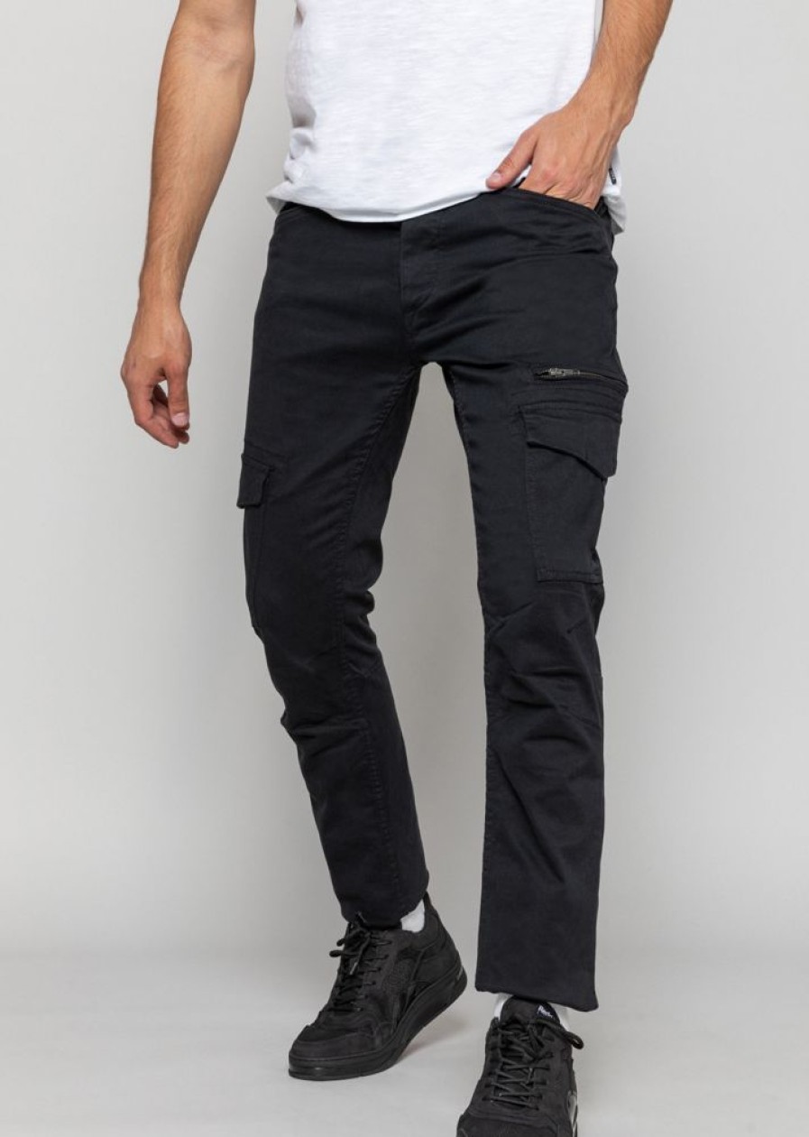 Homme Redskins Jeans & Pantalons | Pantalon Tonvui Mahevan Noir