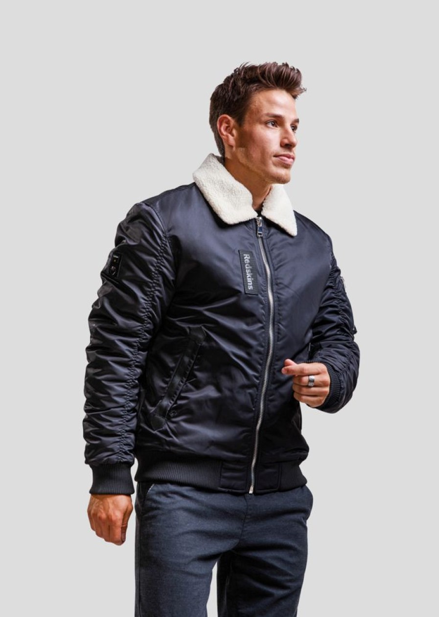 Homme Redskins Blousons & Vestes | Bombers Hermitage Allport Noir