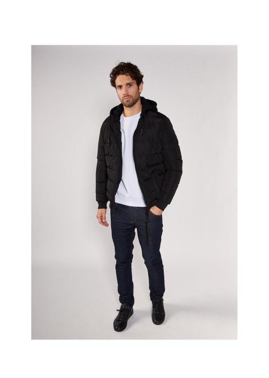 Homme Redskins Doudounes | Doudoune Austin Jacke Black / Vernis Black