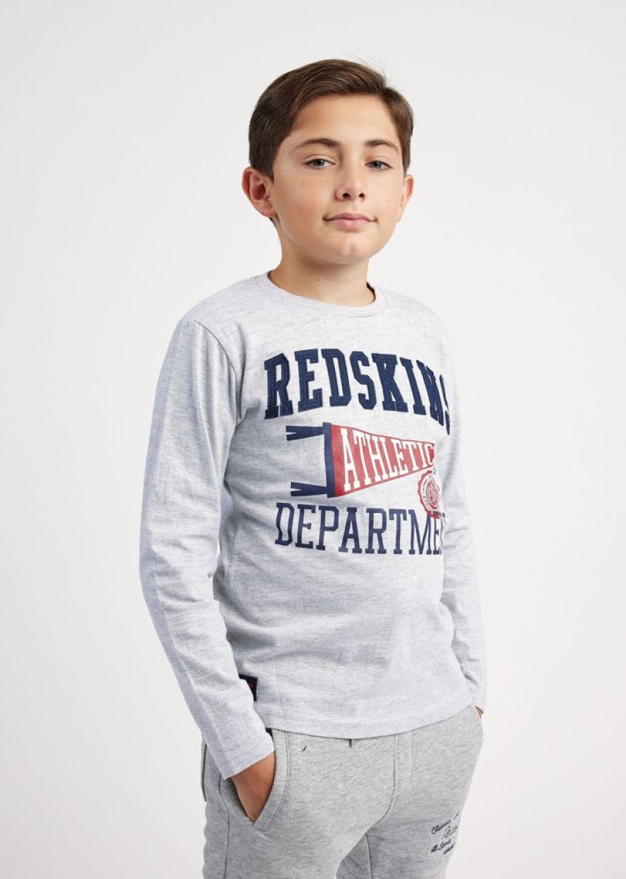 Enfant Redskins | T-Shirt 77419 Grey Chine