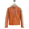 Homme Redskins Blousons & Vestes | Blouson En Cuir Dogger Barcelona Orange