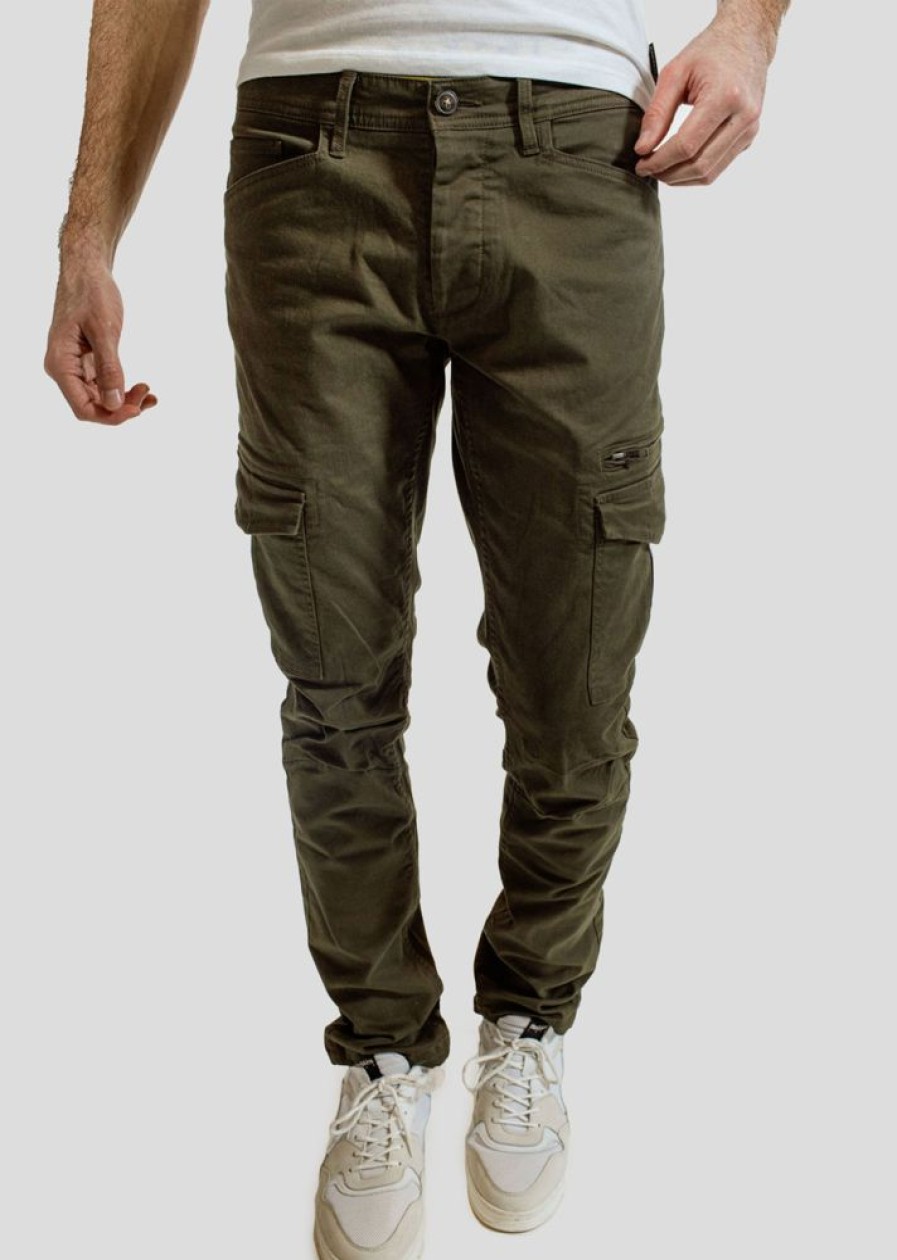 Homme Redskins Jeans & Pantalons | Pantalon Tonvui Mahevan Khaki