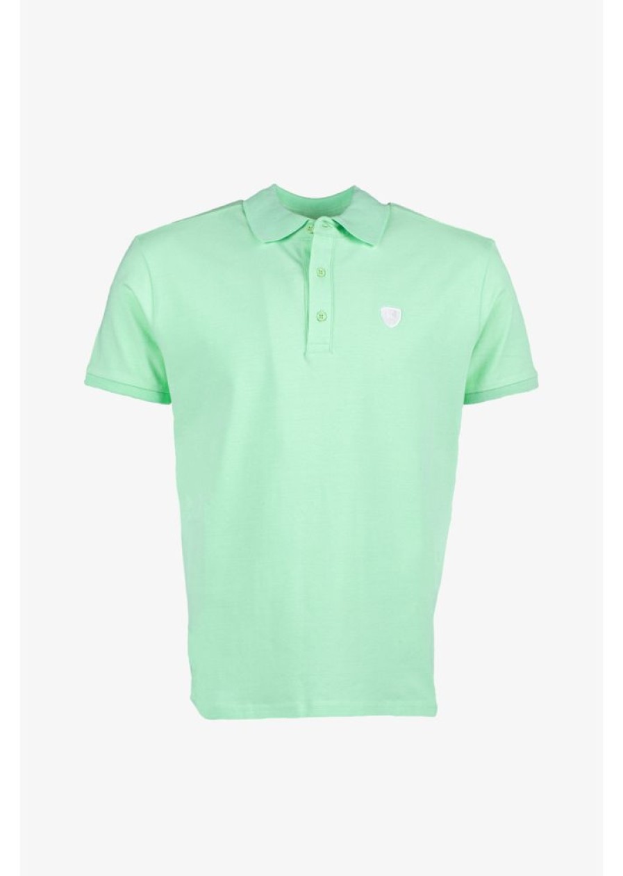 Homme Redskins T-Shirts & Polos | Polo Manches Courtes Cach Calder Green / Green