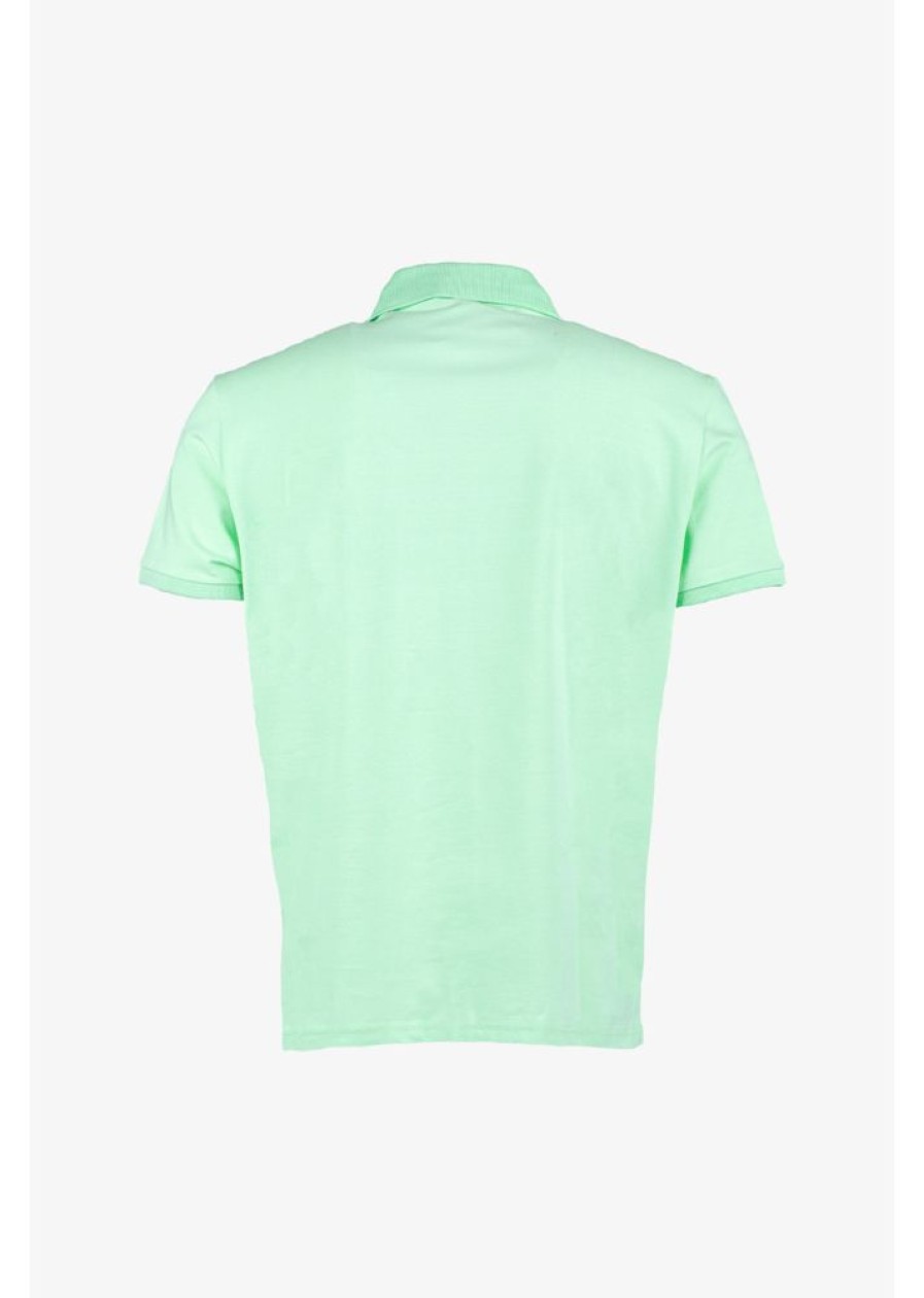 Homme Redskins T-Shirts & Polos | Polo Manches Courtes Cach Calder Green / Green