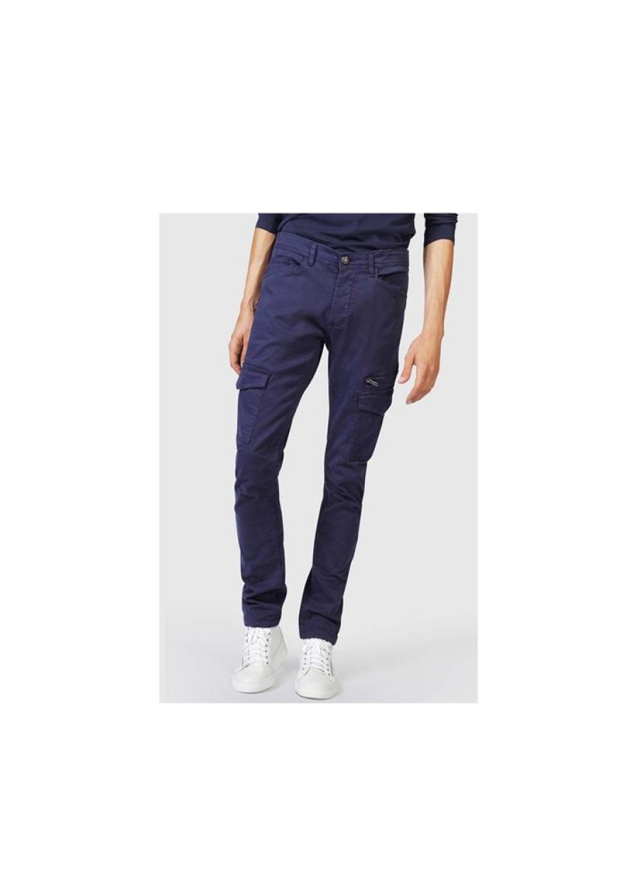 Homme Redskins Jeans & Pantalons | Pantalon Tonvui Mahevan Navy Blue