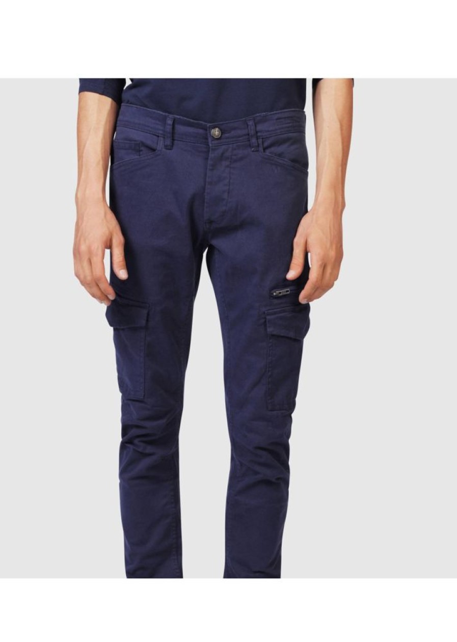 Homme Redskins Jeans & Pantalons | Pantalon Tonvui Mahevan Navy Blue