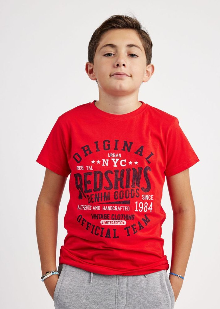 Enfant Redskins | Tshirt Enfant 45607 Red