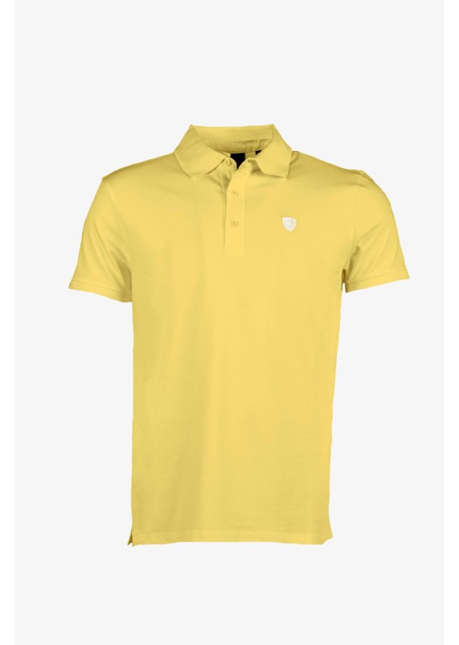 Homme Redskins T-Shirts & Polos | Polo Manches Courtes Cach Calder Yellow