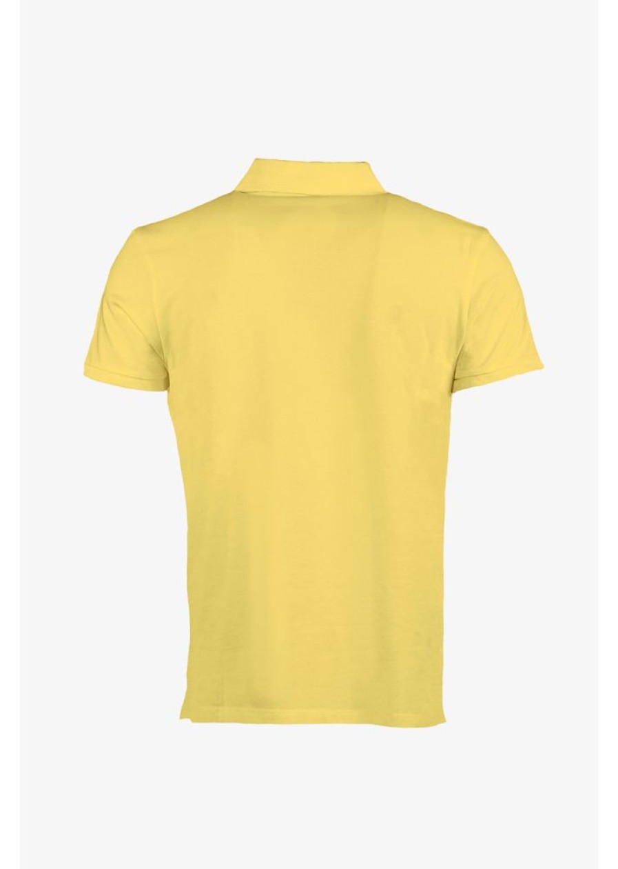 Homme Redskins T-Shirts & Polos | Polo Manches Courtes Cach Calder Yellow