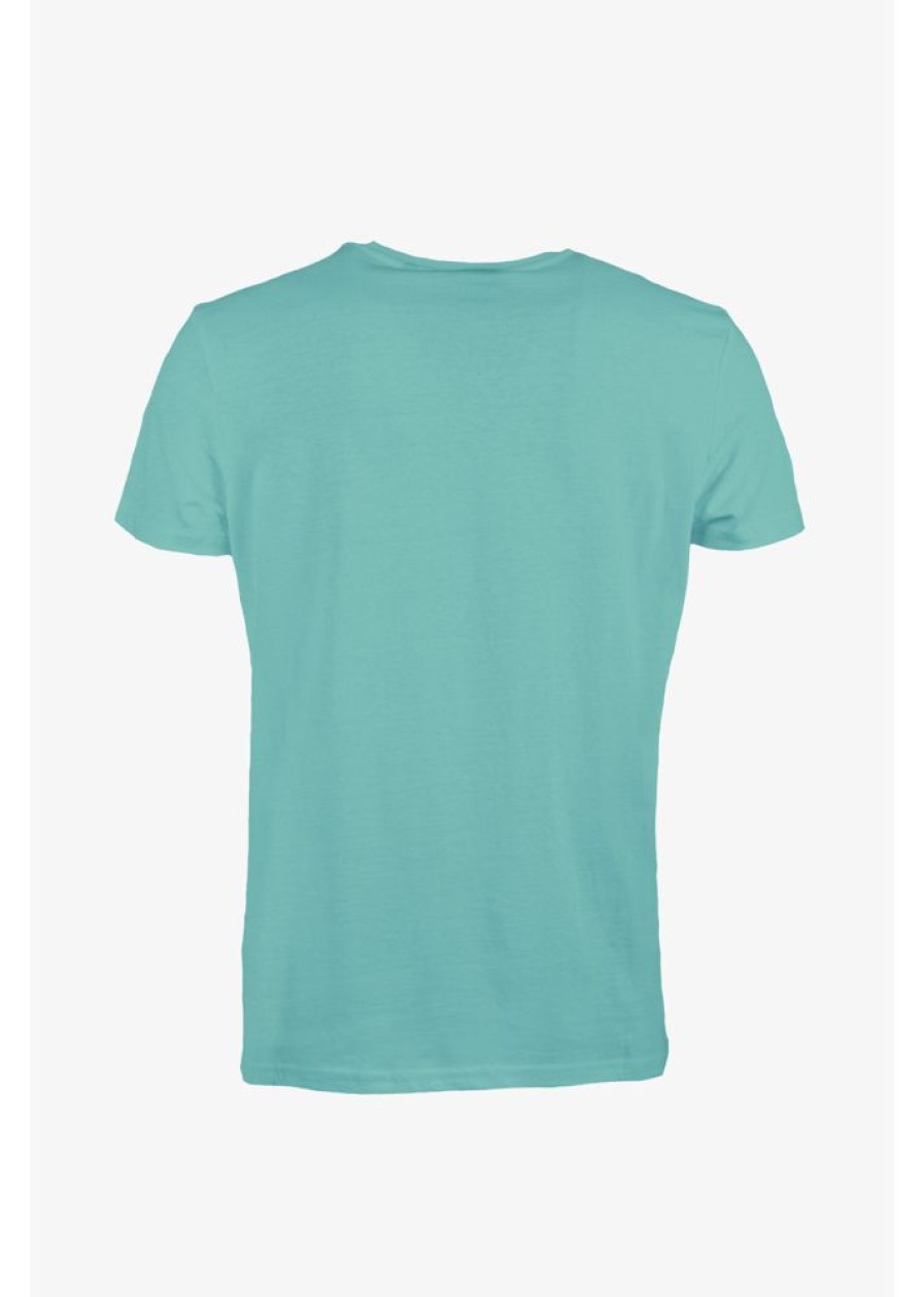 Homme Redskins T-Shirts & Polos | Tshirt Manches Courtes Quanta Honda Cyan