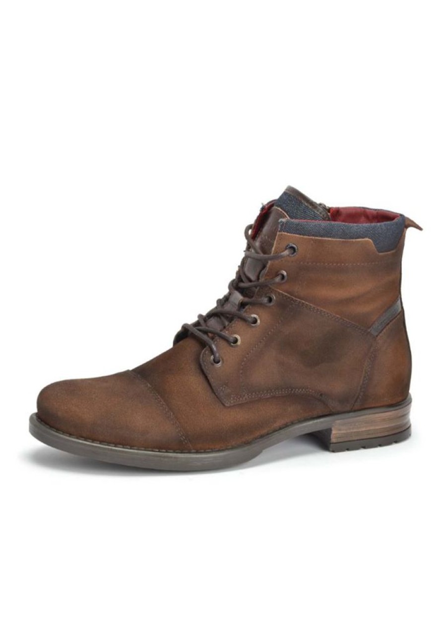 Homme Redskins Boots | Boots Naturel Taupe / Marine