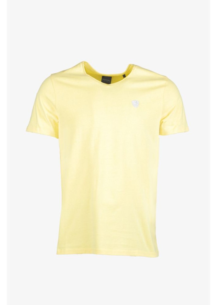 Homme Redskins T-Shirts & Polos | T-Shirt Manches Courtes Nint Aden Yellow