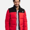 Homme Redskins Blousons & Vestes | Doudoune Puffer Hype Red / Noir