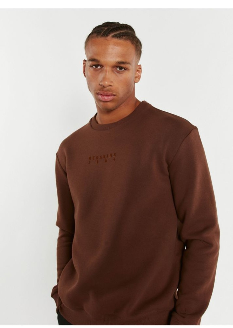 Homme Redskins Sweatshirts | Sweatshirt Bulls Poster Chocolat