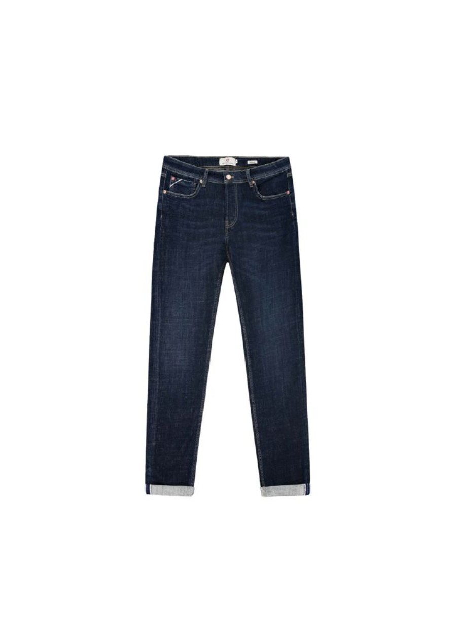 Homme Redskins Jeans & Pantalons | Jeans Adam Reacher Blue Paint Destroy