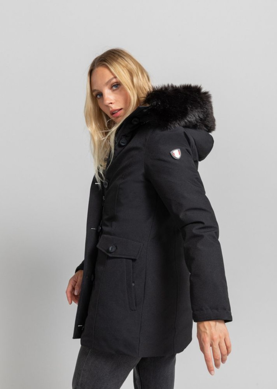 Femme Redskins Doudounes & Parkas Femme | Doudoune Serena Future Black / Vernis Black