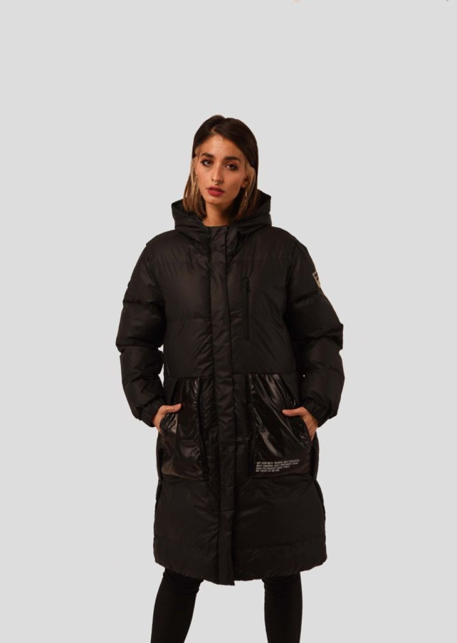 Femme Redskins Doudounes & Parkas Femme | Doudoune Wells Chase Noir