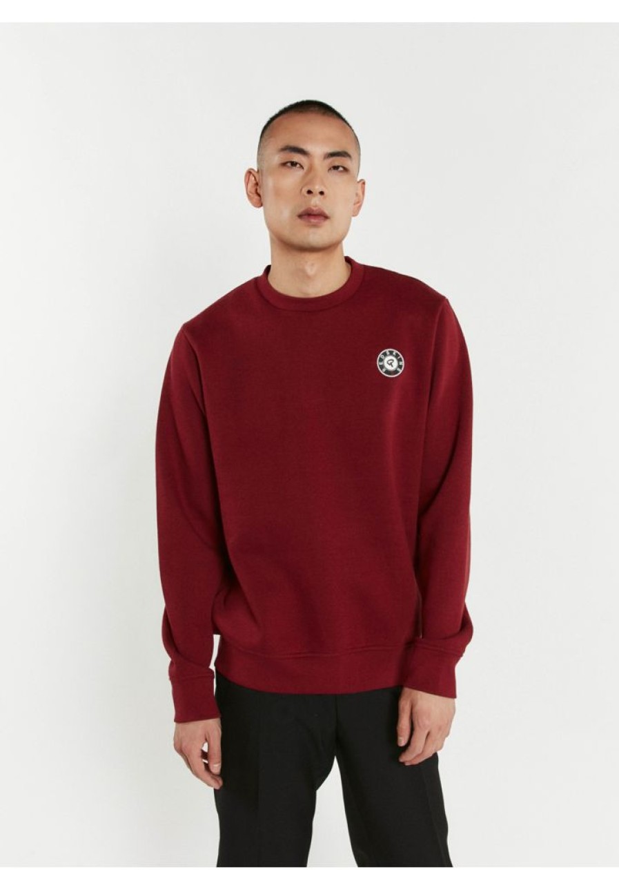 Homme Redskins Sweatshirts | Sweat Shirt Layer Poster Burgundy