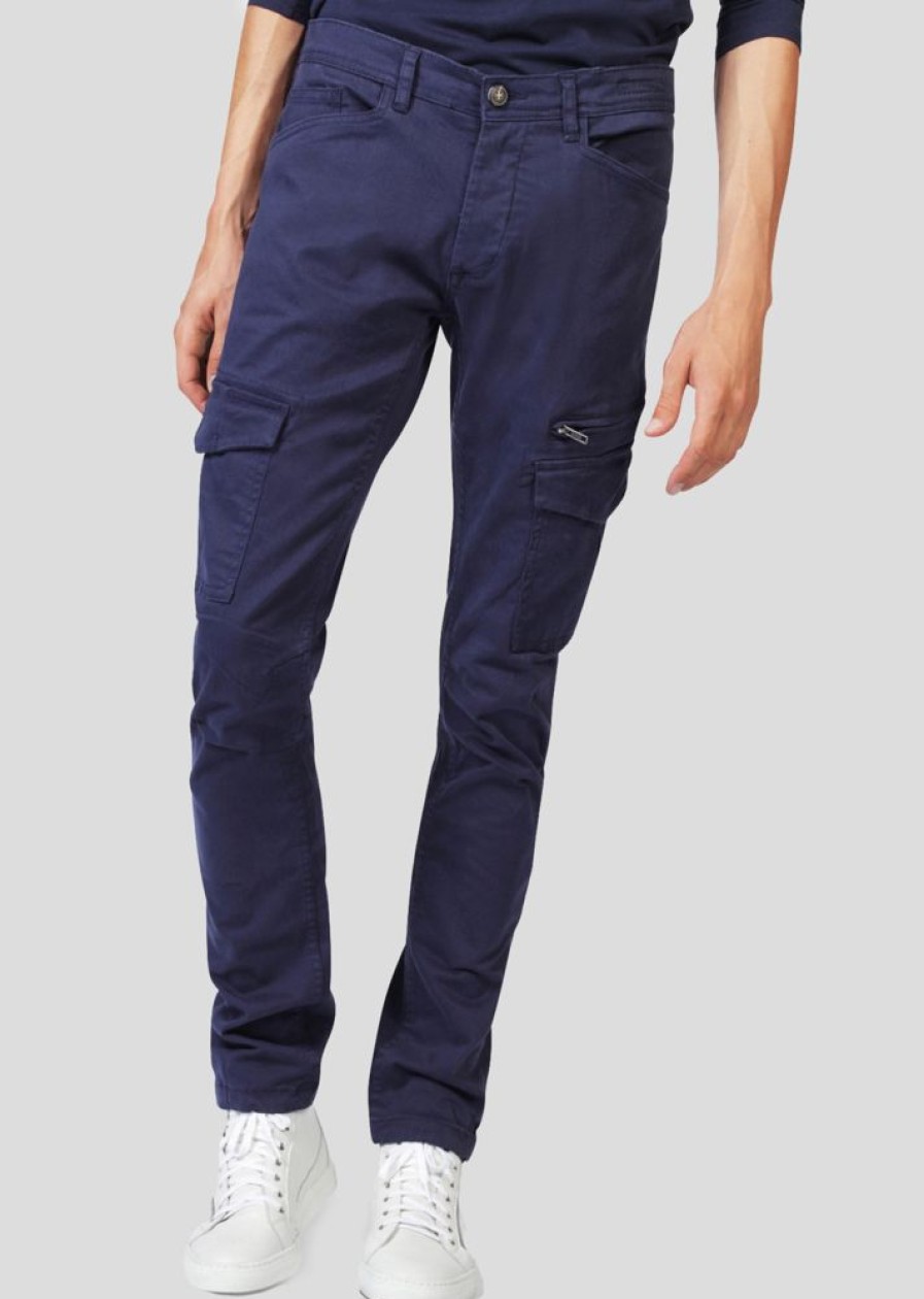 Homme Redskins Jeans & Pantalons | Pantalon Tonvui Mahevan Navy Blue