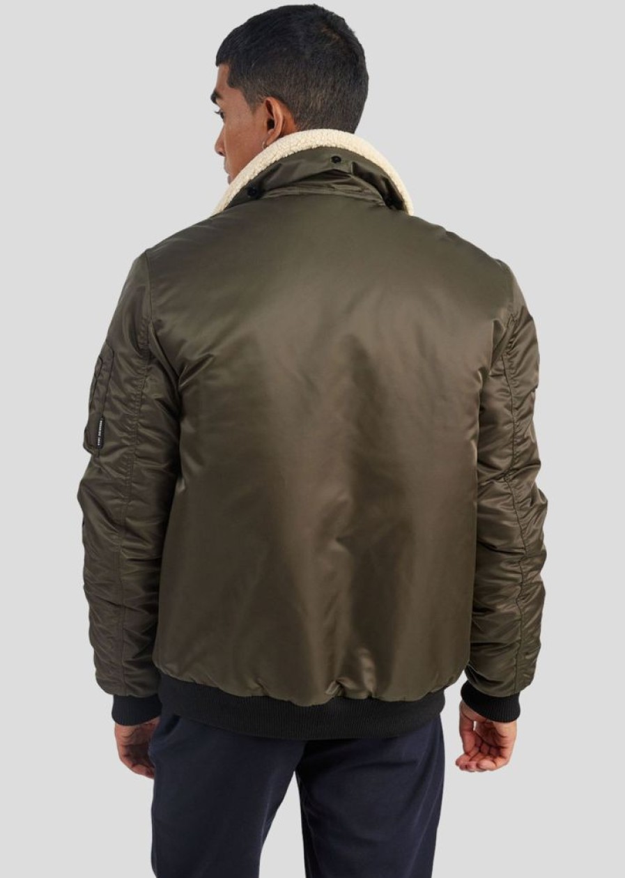 Homme Redskins Blousons & Vestes | Bombers Hermitage Allport Khaki