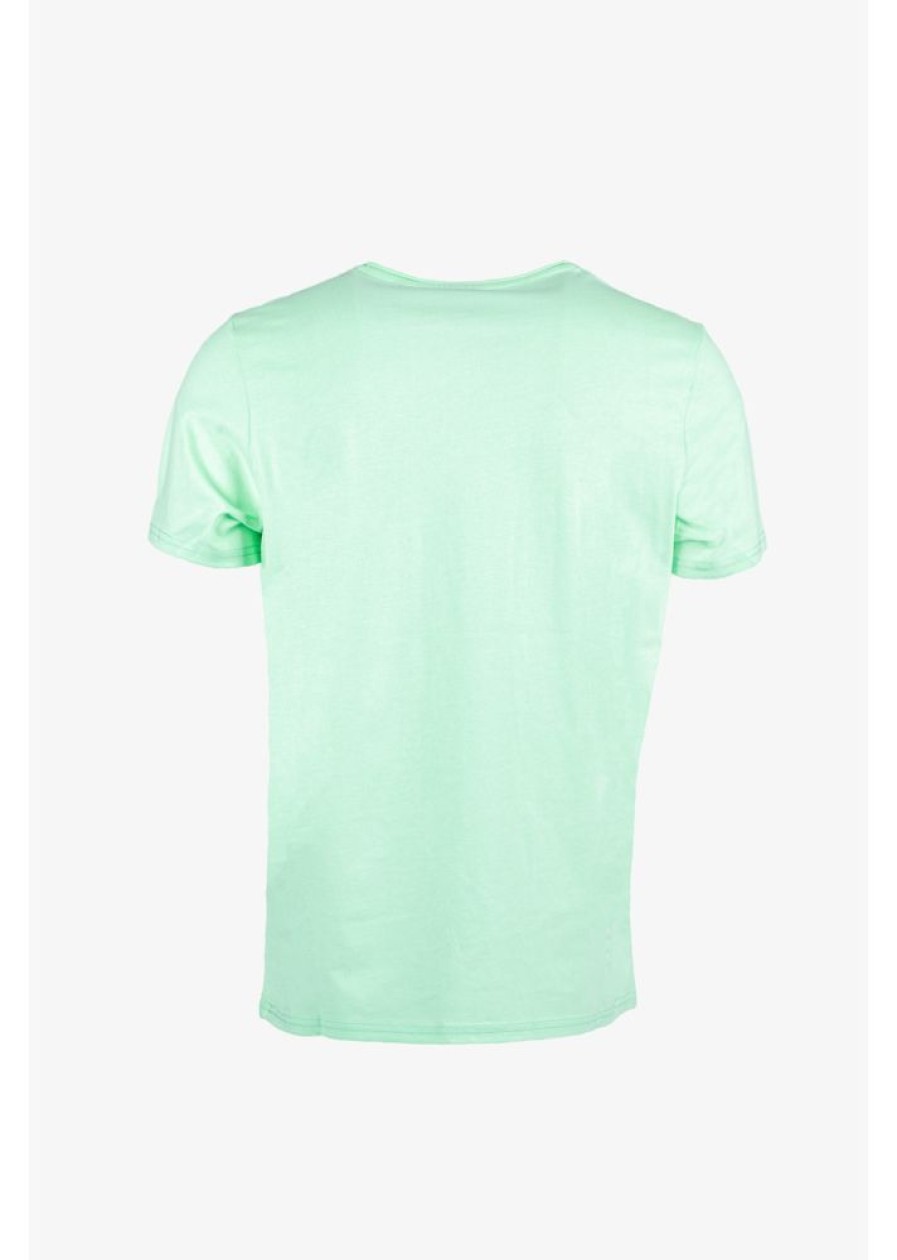 Homme Redskins T-Shirts & Polos | T-Shirt Manches Courtes Nint Aden Green / Green