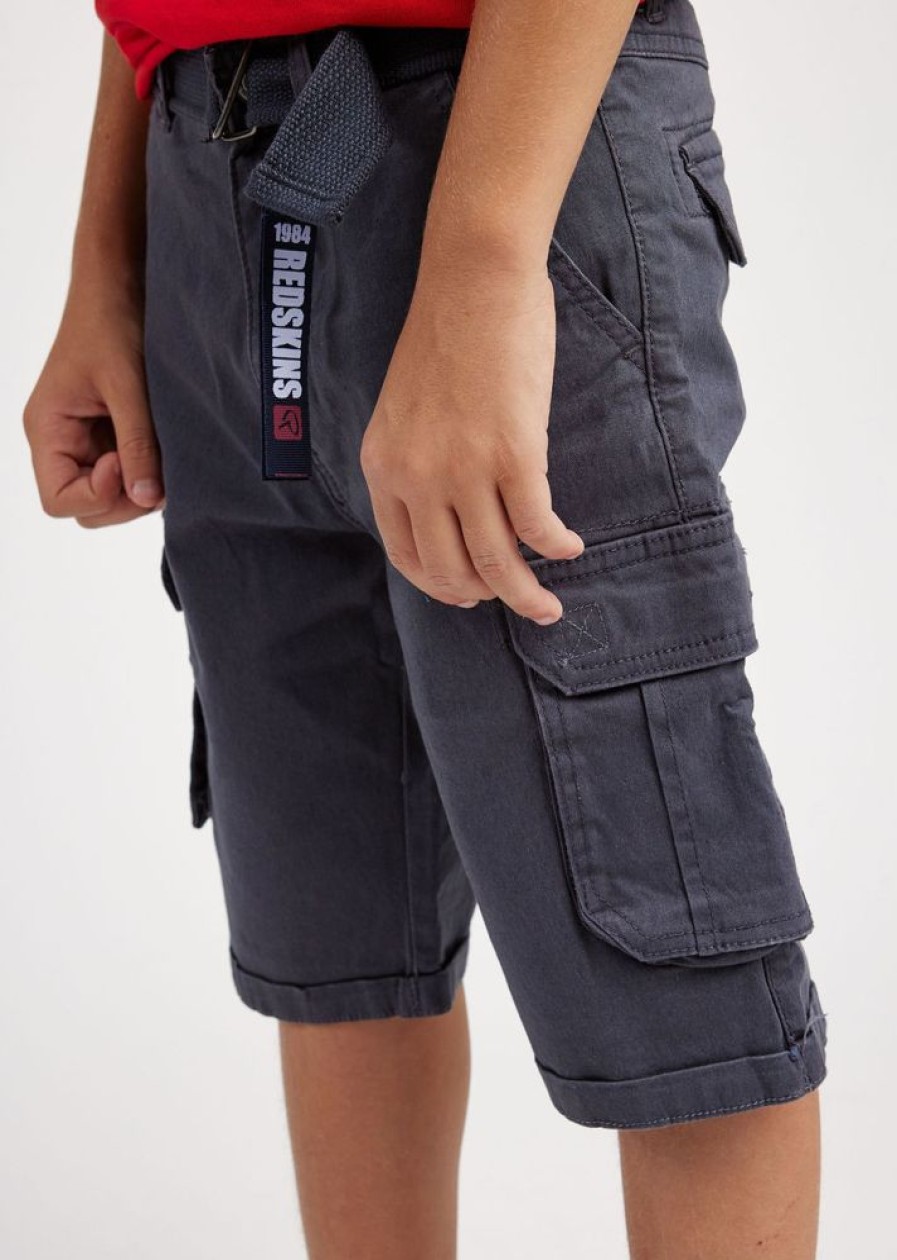 Enfant Redskins | Bermuda Enfant 180131 Anthracite