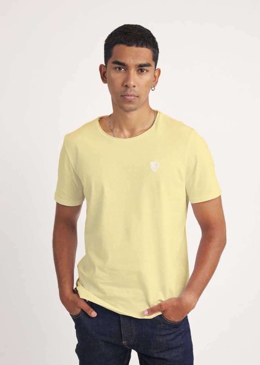 Homme Redskins T-Shirts & Polos | Tshirt Manches Courtes Nathew Aden Yellow