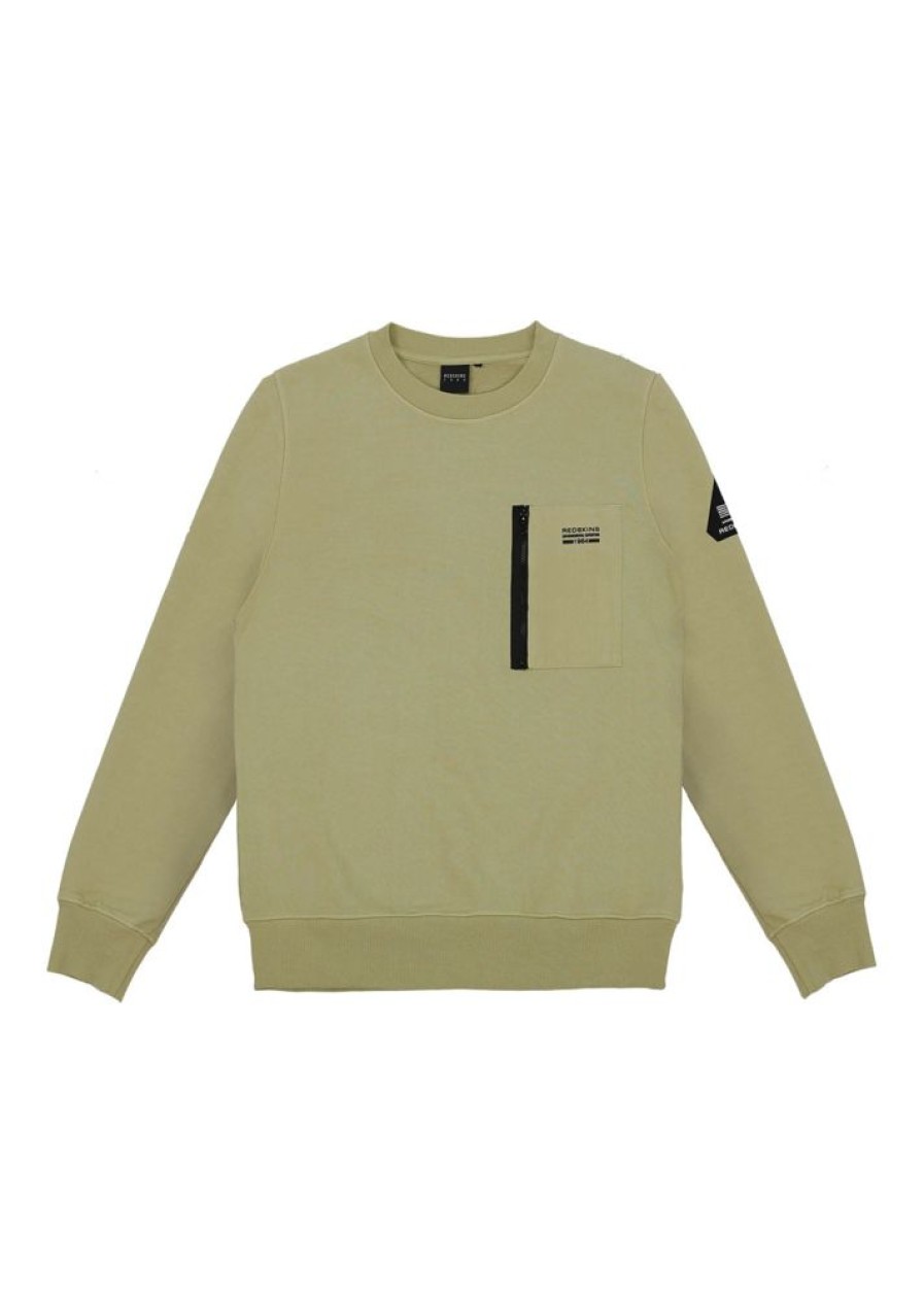 Homme Redskins Sweatshirts | Sweat Shirt Khyber French Khaki