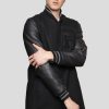 Homme Redskins Blousons & Vestes | Veste En Cuir Hanks Hatch Black/Black