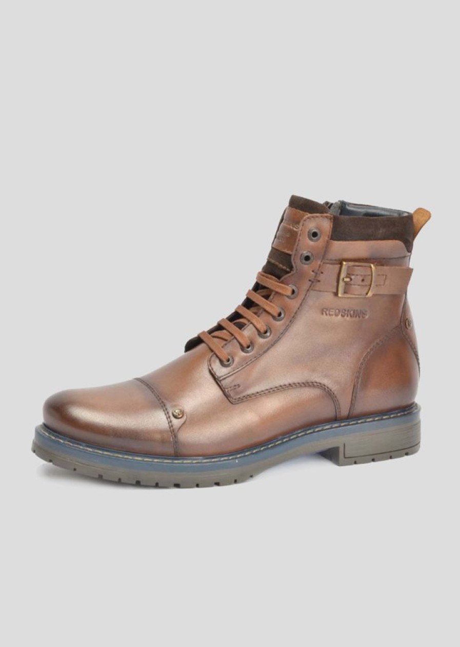 Homme Redskins Boots | Boots Tendance Marron/Cognac