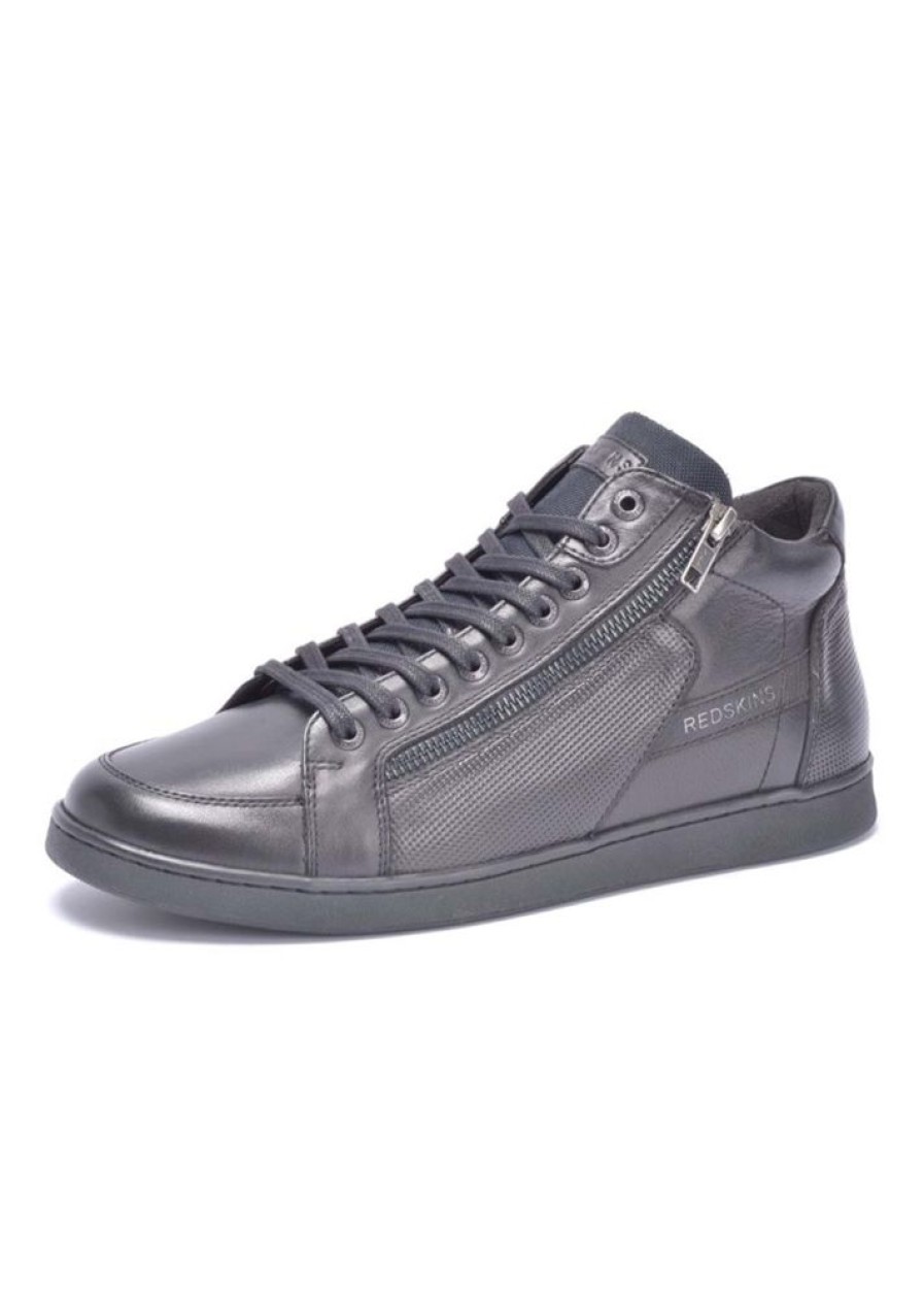 Homme Redskins Baskets | Baskets Montantes Dynamic Noir