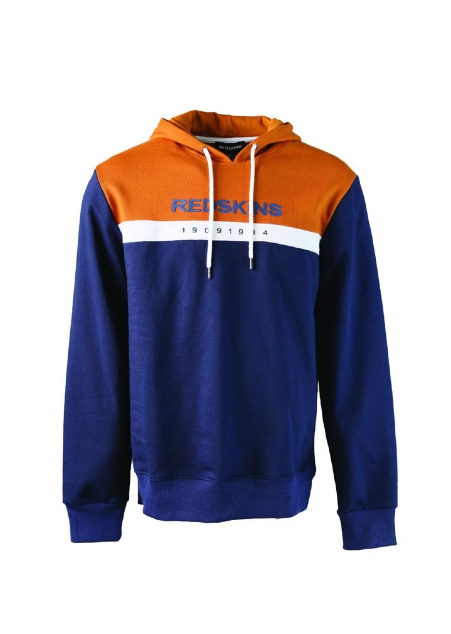 Homme Redskins Sweatshirts | Sweatshirts Berguson Poster Navy Blue / Camel