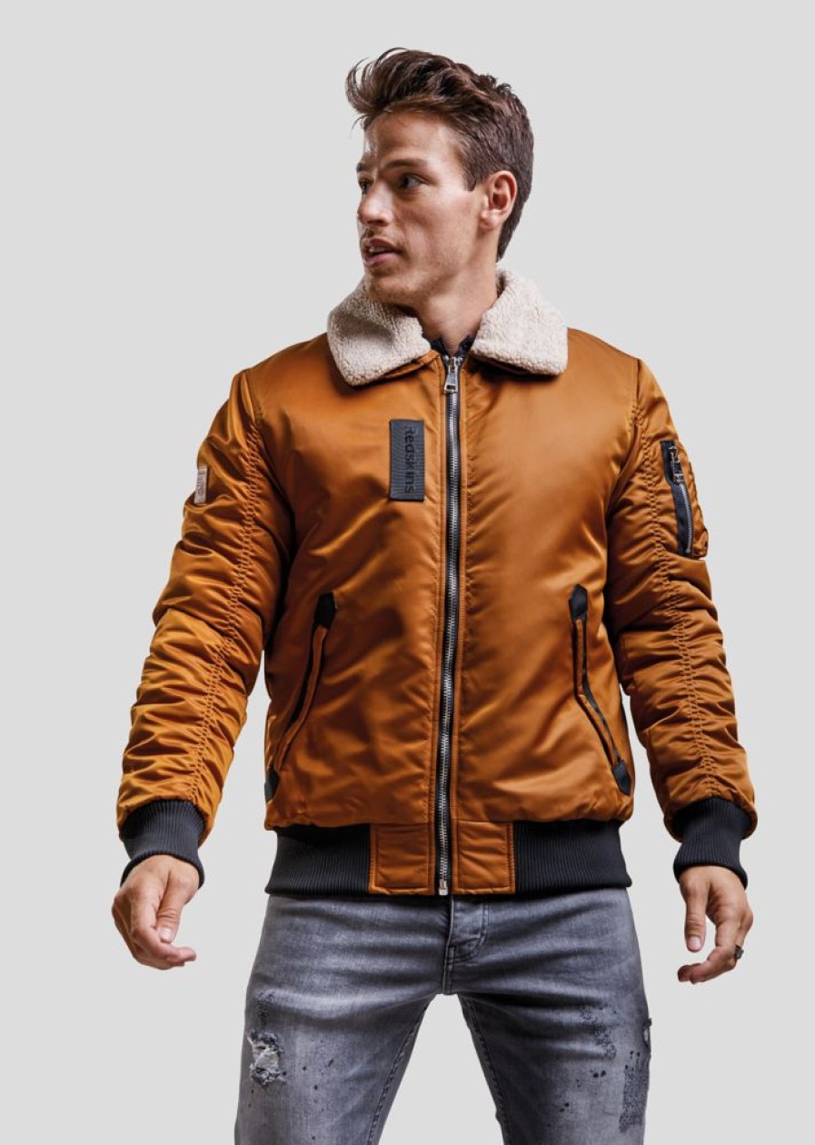 Homme Redskins Doudounes | Bombers Hermitage Allport Brown