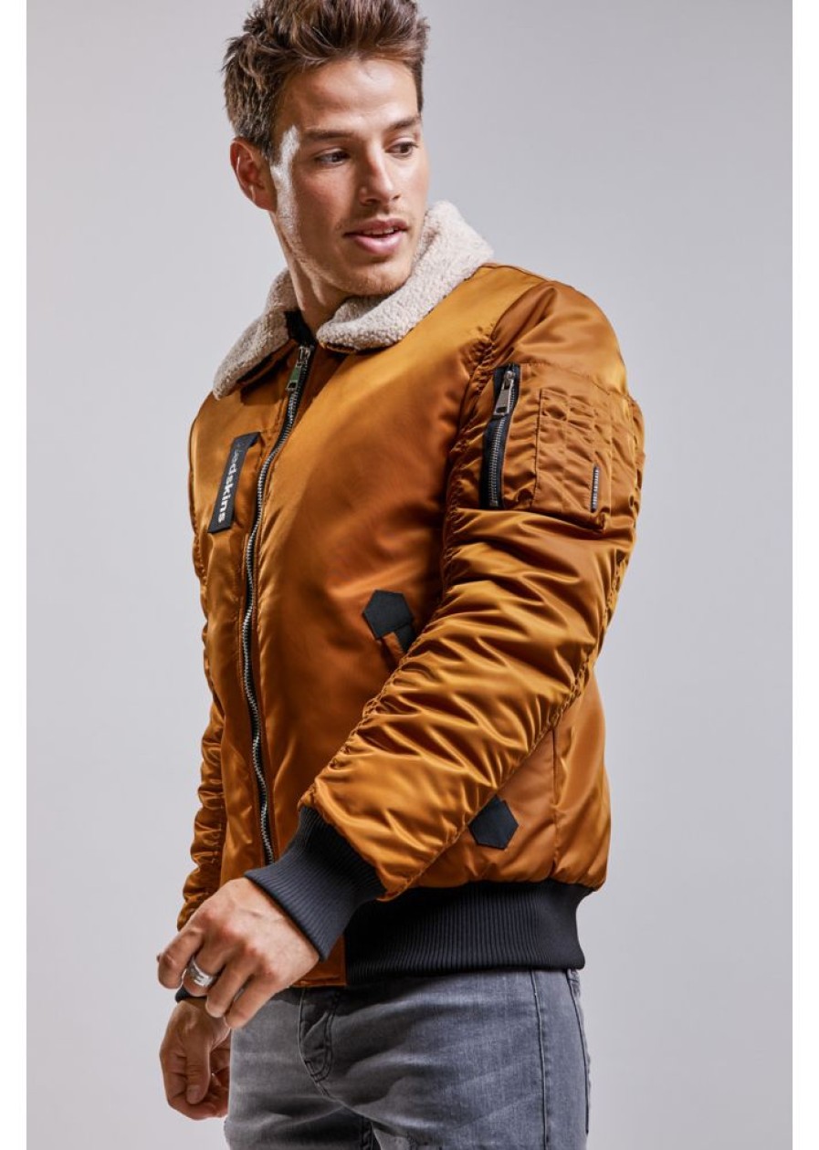 Homme Redskins Doudounes | Bombers Hermitage Allport Brown