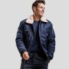 Homme Redskins Blousons & Vestes | Bombers Hermitage Allport Navy Blue