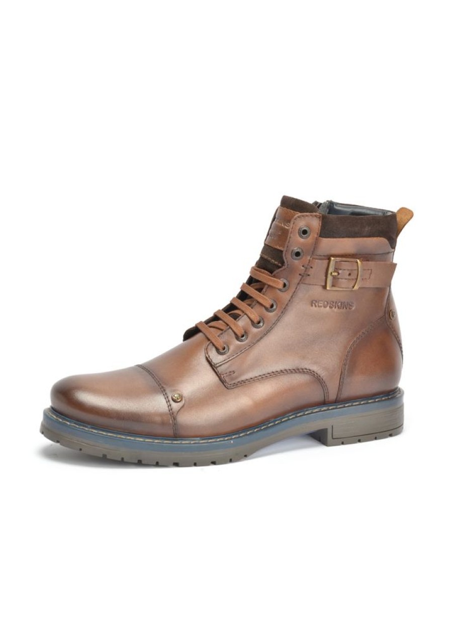 Homme Redskins Boots | Boots Tendance Cognac Marron