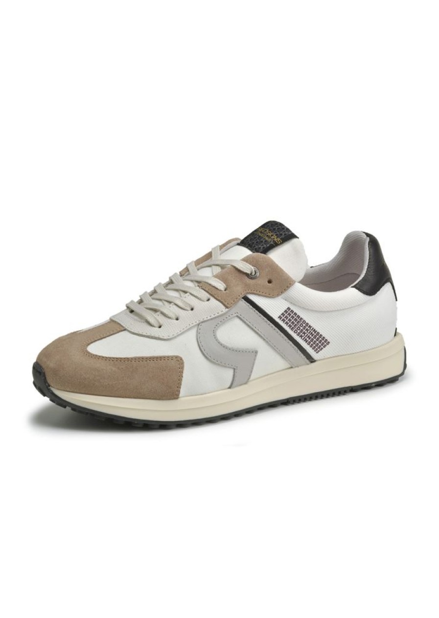 Homme Redskins Baskets | Baskets Blunt Blanc+Beige+Gris