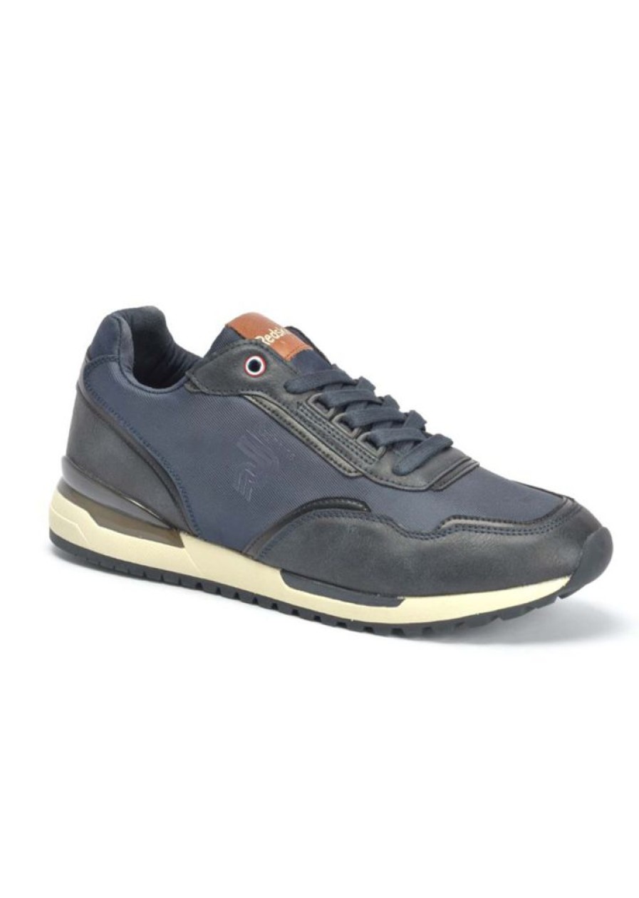 Homme Redskins Baskets | Baskets Oranger Navy / Noir