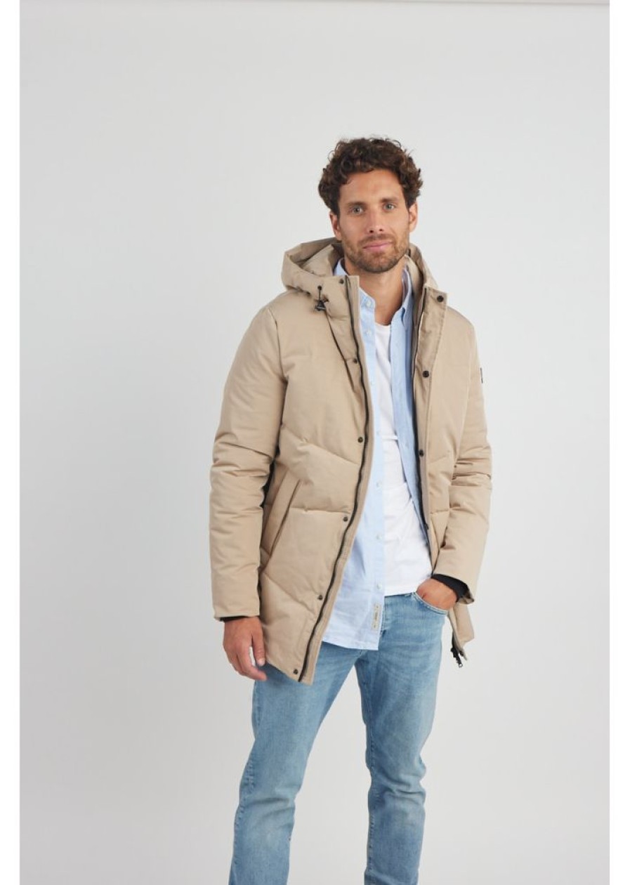 Homme Redskins Doudounes | Doudoune October Tanow Beige